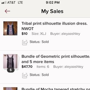 Bundle of 6 for aleyaashley